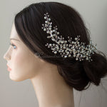 Baroque Pearls and Crystals Bridal Headpiece - Hair Comb - Cassandra Lynne