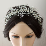 Baroque Pearls and Crystals Bridal Headpiece - Hair Comb - Cassandra Lynne