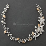 Beach Bride Hair Vine of Starfish and Shell - Hair Vine - Cassandra Lynne