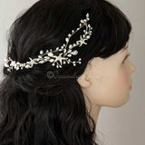 Beach Bride Starfish Headpiece in Light Gold - Hair Vine - Cassandra Lynne