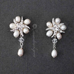 Beach Theme Pearl and Starfish Earrings - Earrings - Cassandra Lynne