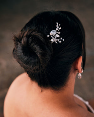 Starfish and Shell Mermaid Hair Pin