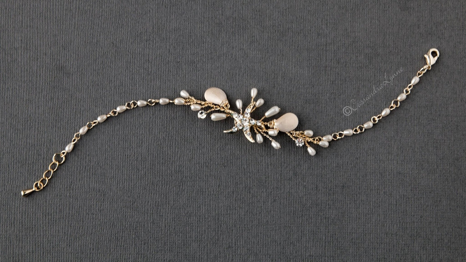 Beach Wedding Bracelet with Starfish - Bracelet - Cassandra Lynne
