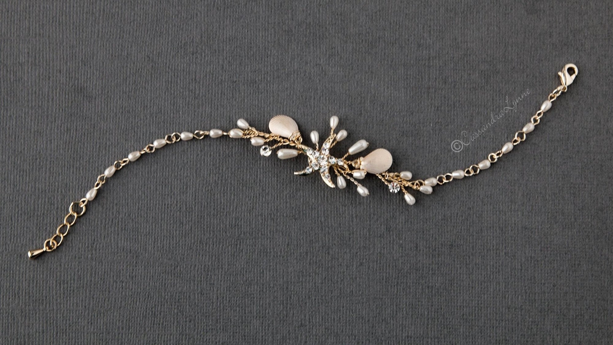 Beach Wedding Bracelet with Starfish - Bracelet - Cassandra Lynne