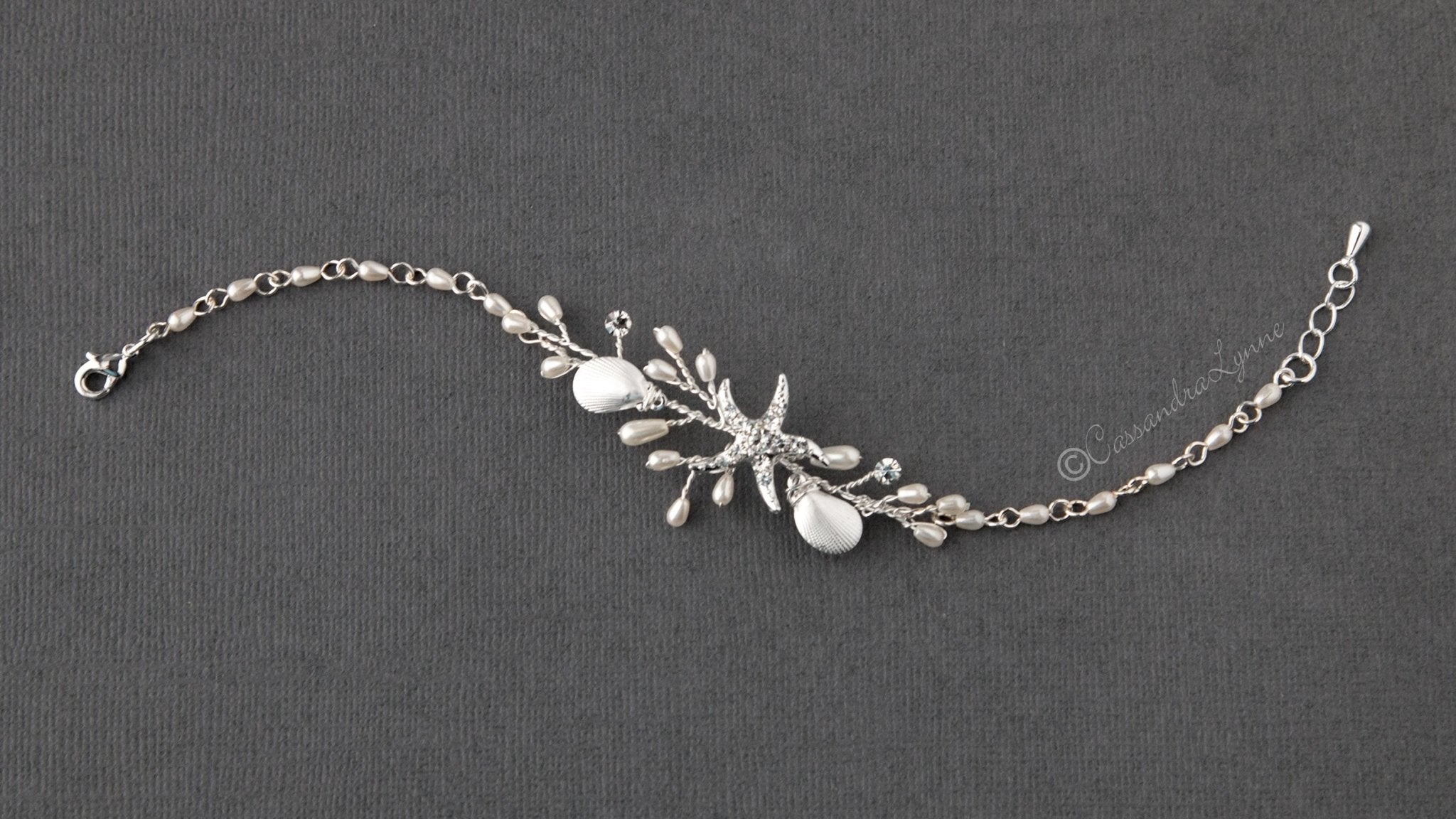 Beach Wedding Bracelet with Starfish - Bracelet - Cassandra Lynne