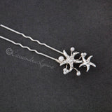 Beach Wedding Hair Pin with Pearls - Hair Pins - Cassandra Lynne