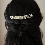 Beach Wedding Headpiece of Starfish and Shell Flowers - Hair Comb - Cassandra Lynne
