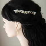 Beach Wedding Headpiece of Starfish and Shell Flowers - Hair Comb - Cassandra Lynne