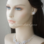 Beach Wedding Necklace Set of Starfish Crystals and Pearls - Necklace Set - Cassandra Lynne