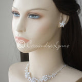 Beach Wedding Necklace Set of Starfish Crystals and Pearls - Necklace Set - Cassandra Lynne