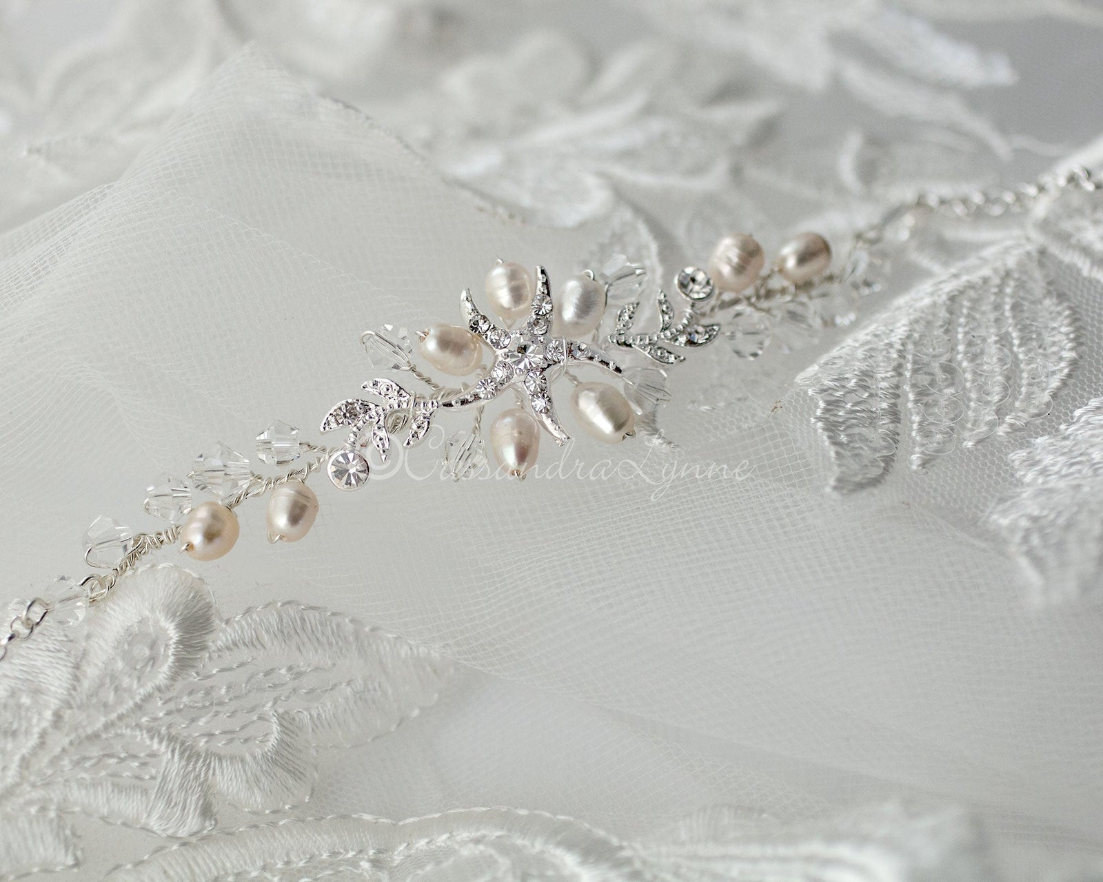 Beach Wedding Starfish Bracelet - Cassandra Lynne