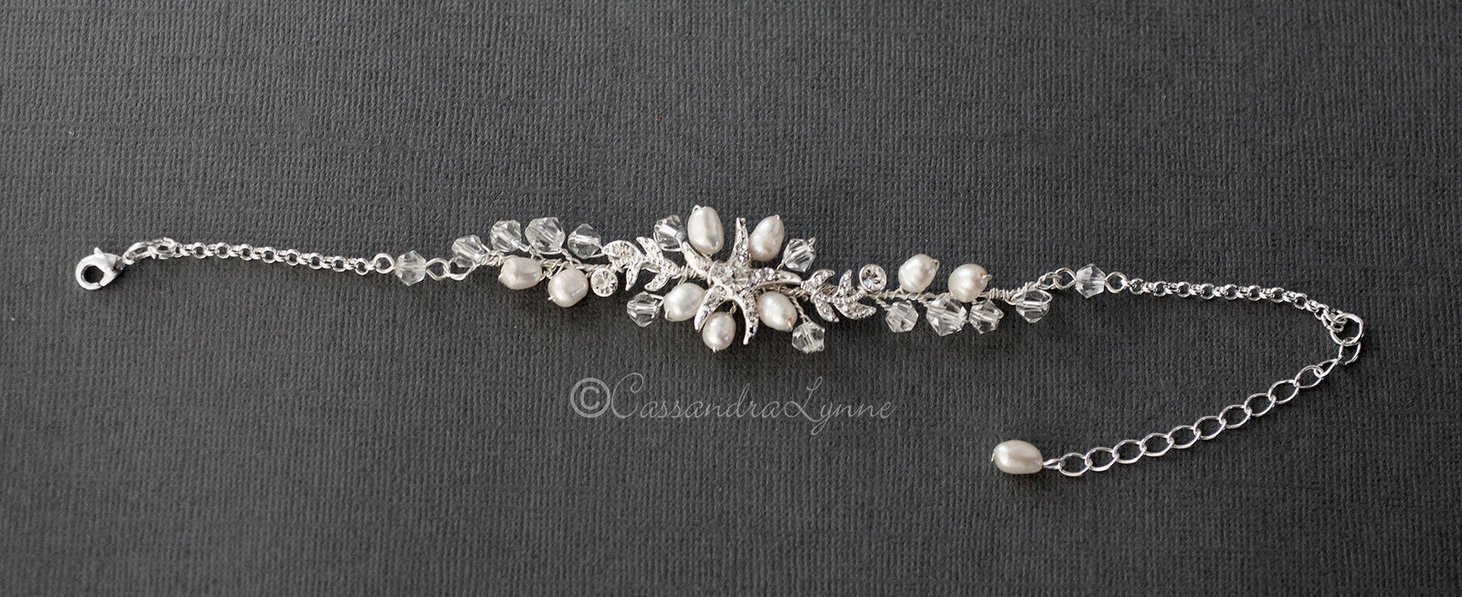 Beach Wedding Starfish Bracelet - Cassandra Lynne