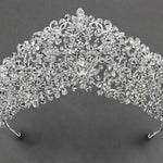 Beautiful Crystal Beaded Crown - Tiara - Cassandra Lynne