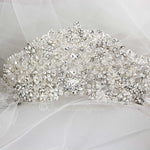 Beautiful Crystal Beaded Crown - Tiara - Cassandra Lynne