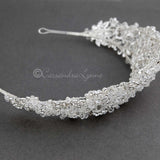 Beautiful Crystal Beaded Crown - Tiara - Cassandra Lynne
