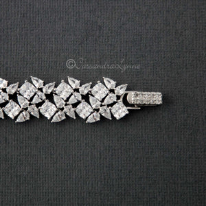 Luxury Style CZ Bracelet for the Bride