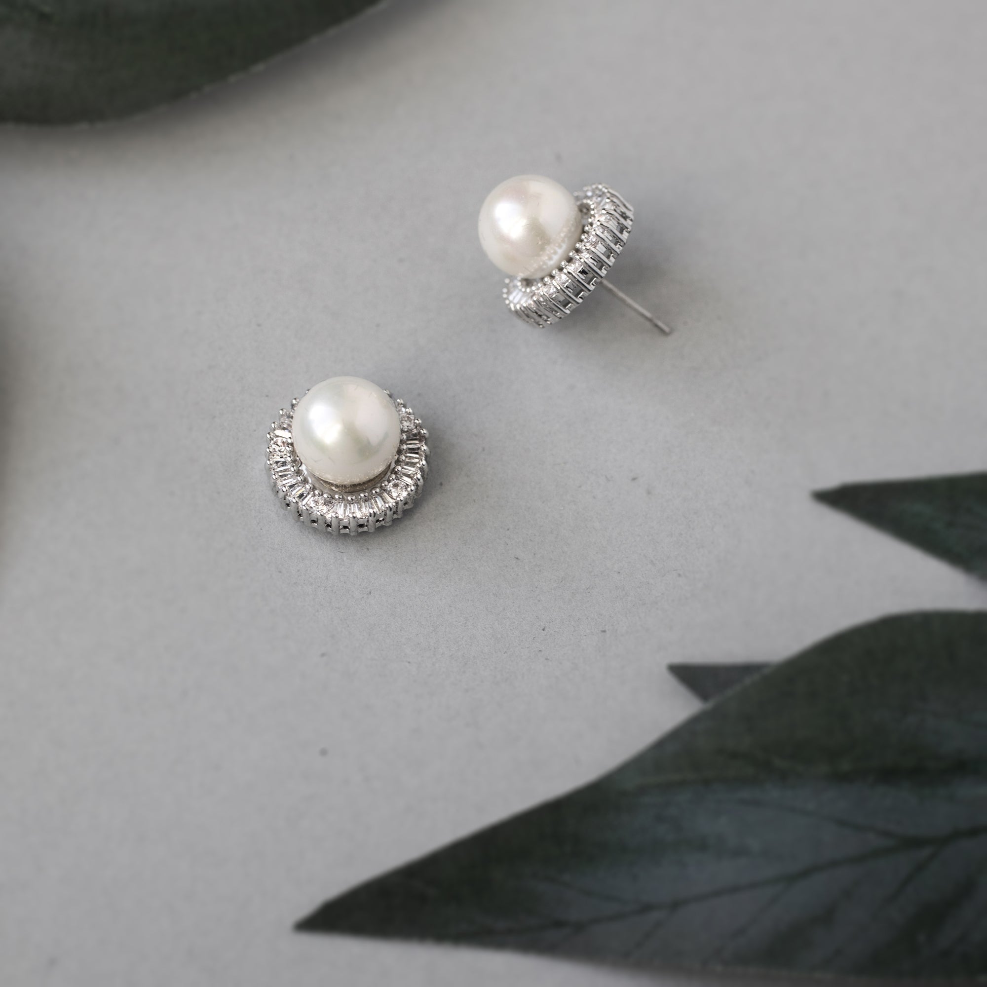 Large Pearl Stud Earrings - Pearl Jewelry for Women
