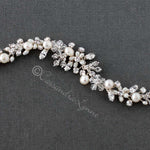 Bracelet with Freshwater Pearls and Crystals - Bracelet - Cassandra Lynne