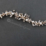 Bracelet with Freshwater Pearls and Crystals - Bracelet - Cassandra Lynne