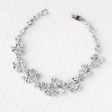 Bridal Bracelet of CZ Teardrop Round Marquise Jewels - Bracelet - Cassandra Lynne