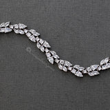 Bridal Bracelet with Marquise Leaf CZ - Bracelet - Cassandra Lynne