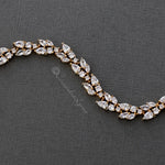 Bridal Bracelet with Marquise Leaf CZ - Bracelet - Cassandra Lynne