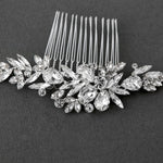 Bridal Comb of Pear and Marquise Stones - Hair Comb - Cassandra Lynne