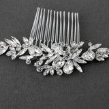 Bridal Comb of Pear and Marquise Stones - Hair Comb - Cassandra Lynne