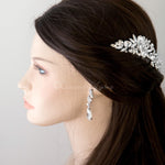 Bridal Comb of Pear and Marquise Stones - Hair Comb - Cassandra Lynne