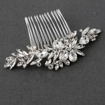 Bridal Comb of Pear and Marquise Stones - Hair Comb - Cassandra Lynne