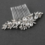 Bridal Comb of Pear and Marquise Stones - Hair Comb - Cassandra Lynne