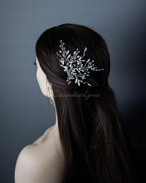 Bridal Hair Comb with Freshwater Pearls