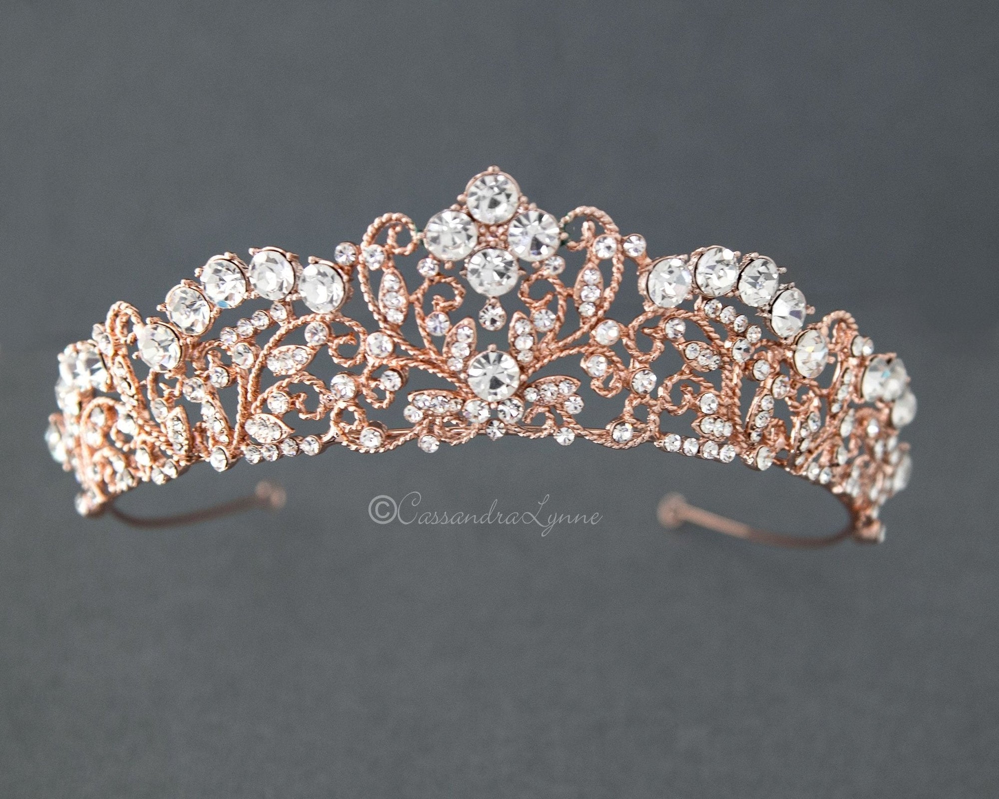 Classic Filigree Wedding Tiara - Tiara - Cassandra Lynne