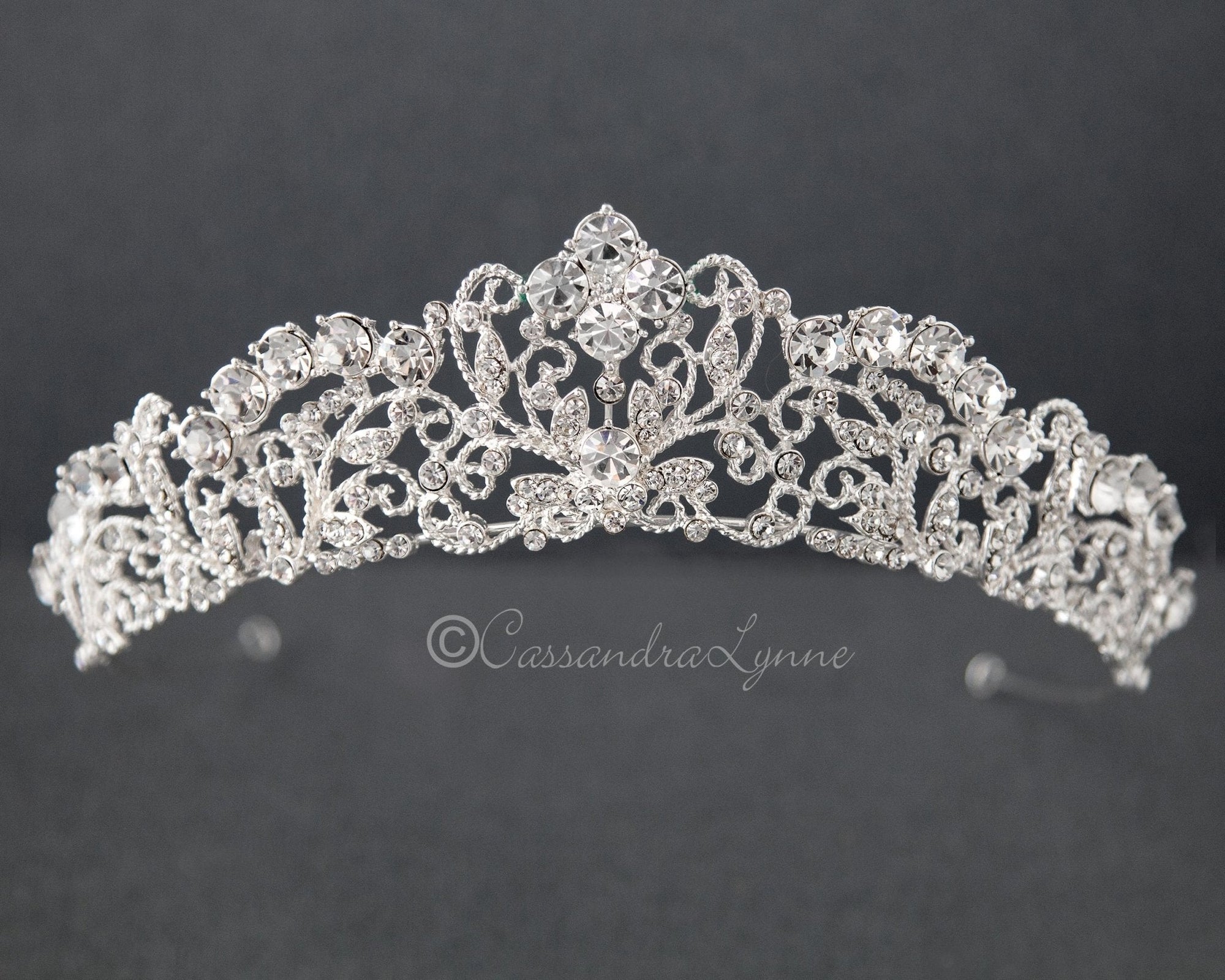 Classic Filigree Wedding Tiara - Tiara - Cassandra Lynne