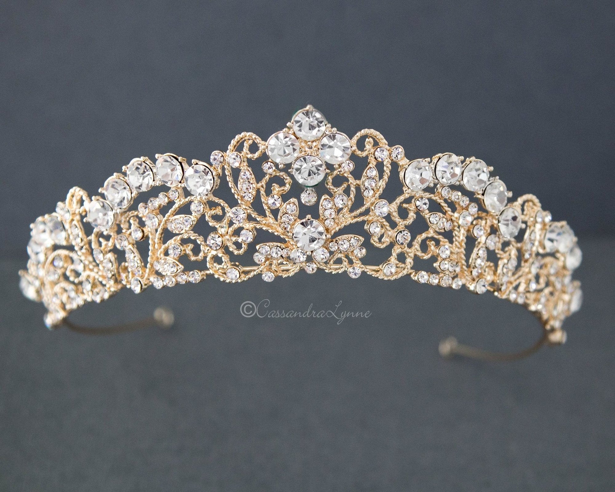 Classic Filigree Wedding Tiara - Tiara - Cassandra Lynne