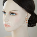 Clip - On Classic Wedding CZ Earrings Teardrop and Oval Jewels - Earrings - Cassandra Lynne