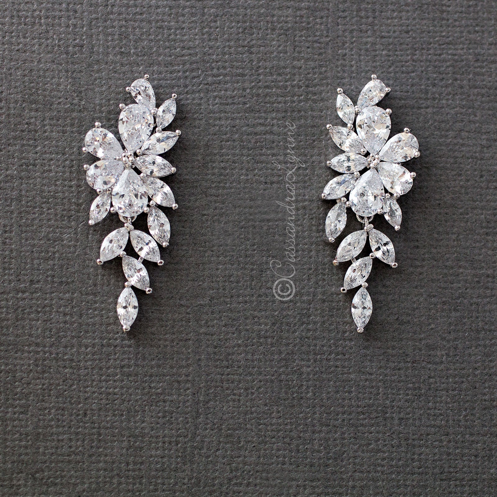 clip-on-cz-wedding-earrings