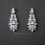 Clip On Vintage Drop Bridal Earrings - Earrings - Cassandra Lynne