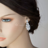 Clip On Vintage Drop Bridal Earrings - Earrings - Cassandra Lynne