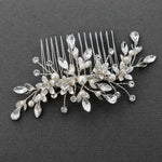 Crystal and Pearl Wedding Comb - Hair Comb - Cassandra Lynne