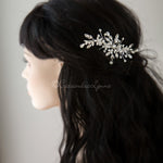 Crystal and Pearl Wedding Comb - Hair Comb - Cassandra Lynne