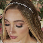 Crystal and Rhinestone Antique Silver Headband - Headband - Cassandra Lynne