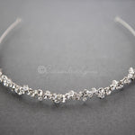 Crystal and Rhinestone Antique Silver Headband - Headband - Cassandra Lynne