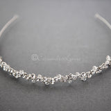 Crystal and Rhinestone Antique Silver Headband - Headband - Cassandra Lynne