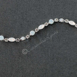 Crystal Bracelet with White Opal Accents - Bracelet - Cassandra Lynne