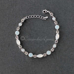 Crystal Bracelet with White Opal Accents - Bracelet - Cassandra Lynne