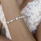 Crystal Bracelet with White Opal Accents - Bracelet - Cassandra Lynne
