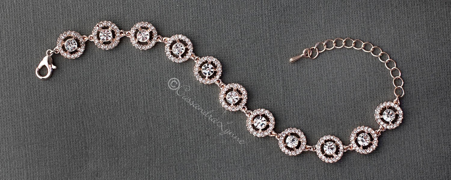 Crystal Halo Bridal Bracelet - Cassandra Lynne