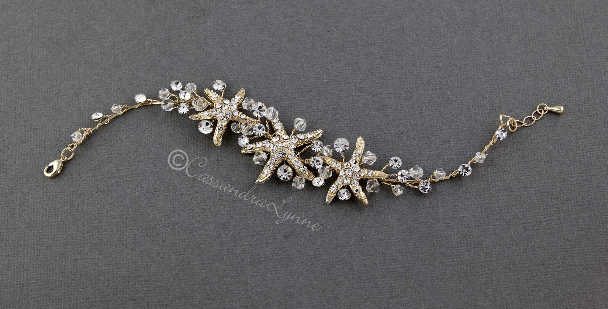 Crystal Starfish Beach Bracelet - Bracelet - Cassandra Lynne