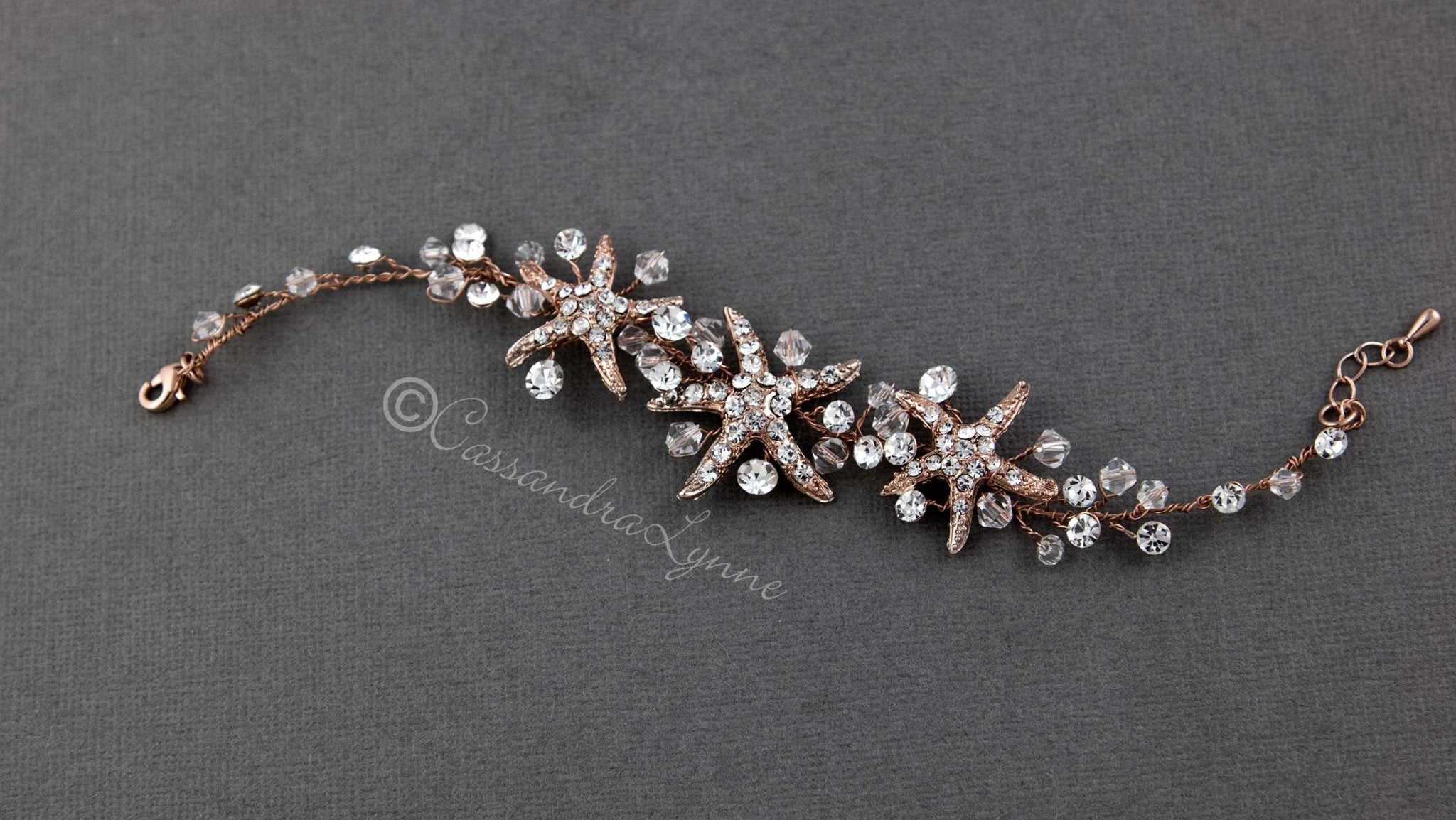 Crystal Starfish Beach Bracelet - Bracelet - Cassandra Lynne